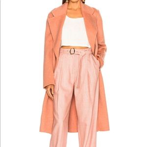 Acne studios carice double coat pink melange 40
